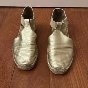 Tory Burch Catalina espadrille wedge size 9 - Gold